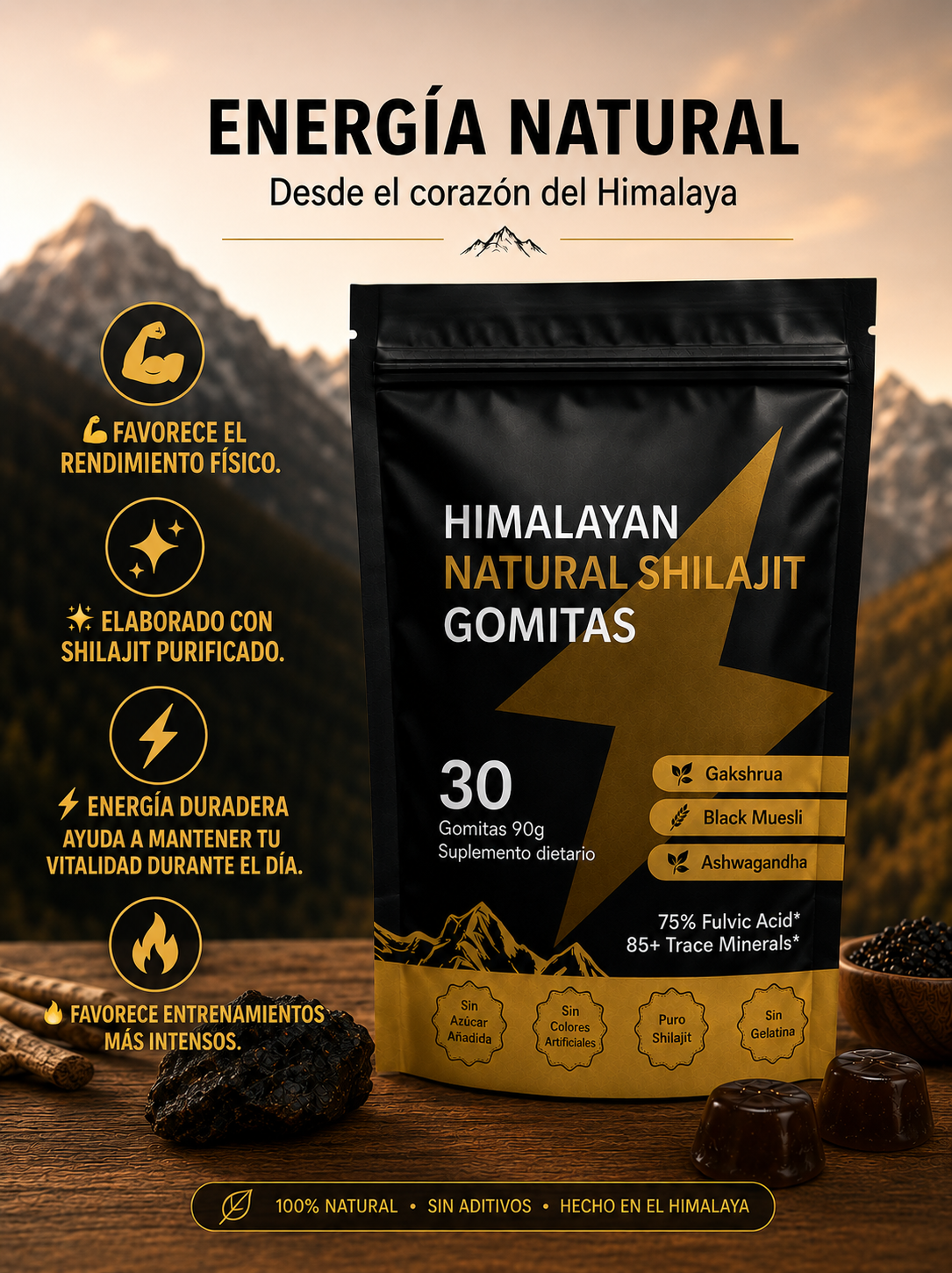 Gomitas Shilajit Himalaya
